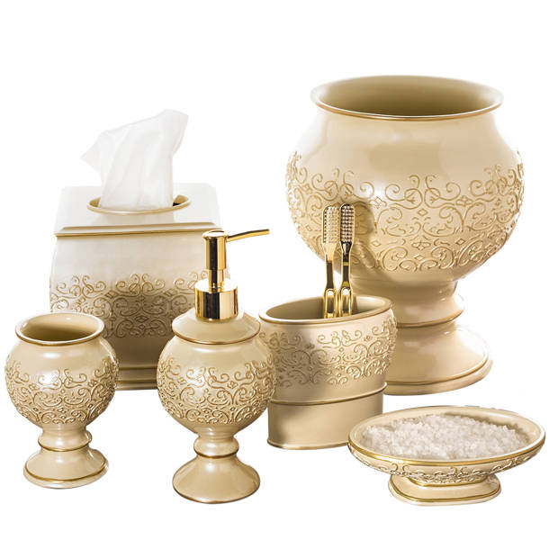 Winston Porter Madilyn 5 Piece Bathroom Accessory Set & Reviews Wayfair